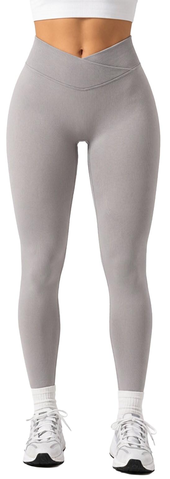 SMILODOX Leggings Damen Silvia Scrunch, High Waist Sporthose Blickdicht Leggins Damen, Booty Scrunch, Elastische Fitness Scrunch But Lift Sportleggings für Yoga, Gym, Workout & Freizeit