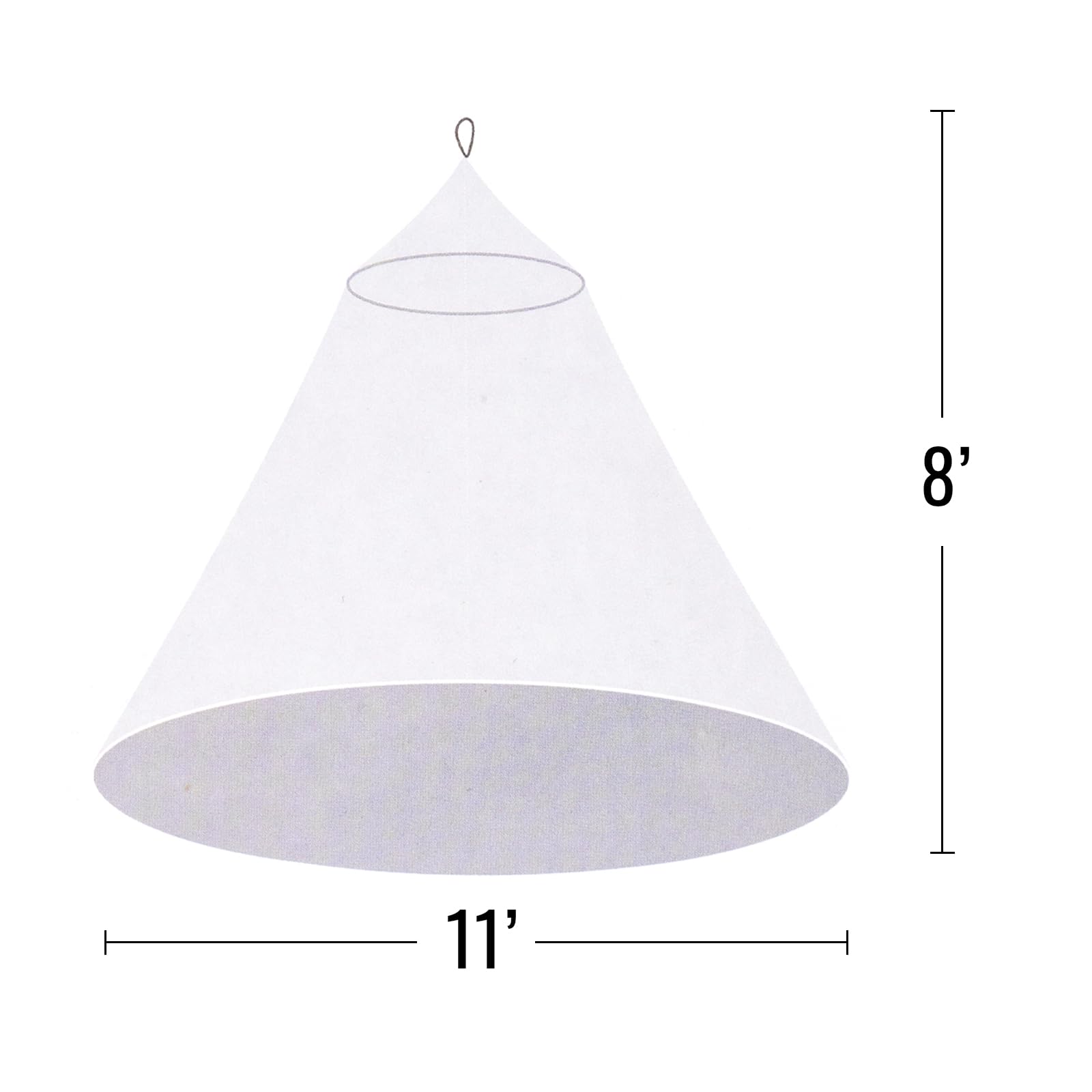 ASR Outdoor Mosquito Net with Mounting Kit Travel Camping Essentials Outdoor Canopy, 94.5 Inches