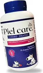 Condro Stick PielCare 75 Unidades – Condroitina + Glicosamina para Alívio e Prevenção de Dores Articulares em Cães, Suplemento Premium para Fortalecer Articulações