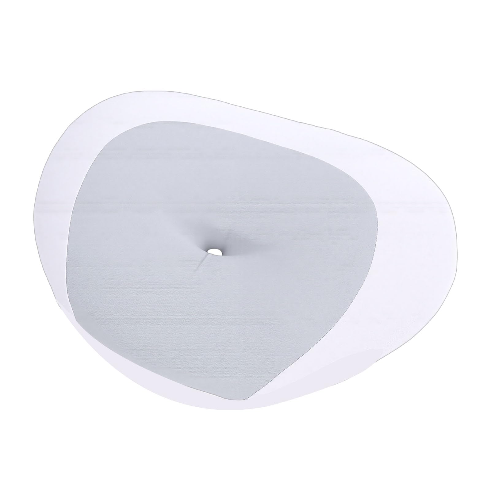 Sxhlseller Cuscino da Viaggio per Supporto Collo |Cuscino Cervicale in Memory Foam per Aereo, Pisolino in Auto, Campeggio e Ufficio, Grigio (GREY)