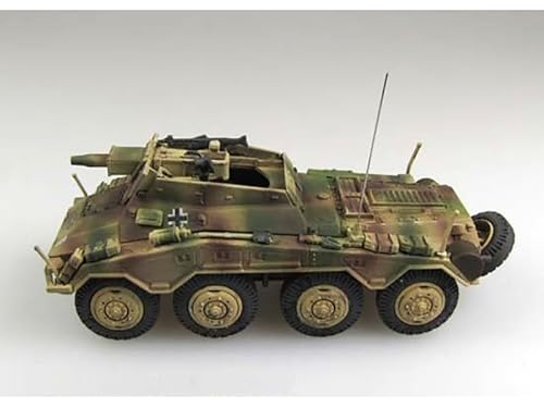 Sd.Kfz. 234/3 Armored Vehicle 1st Panzer Division, Hungary (1945) German Army 1/72 Diecast Model by Panzerstahl PZS-88015 - Image 2