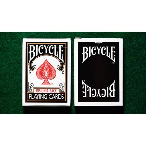 Bicycle Insignia Back (Black) Playing Cards
