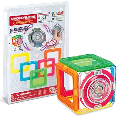 Juego de Bloques Magnéticos Fidget Spinner Magformers Cover