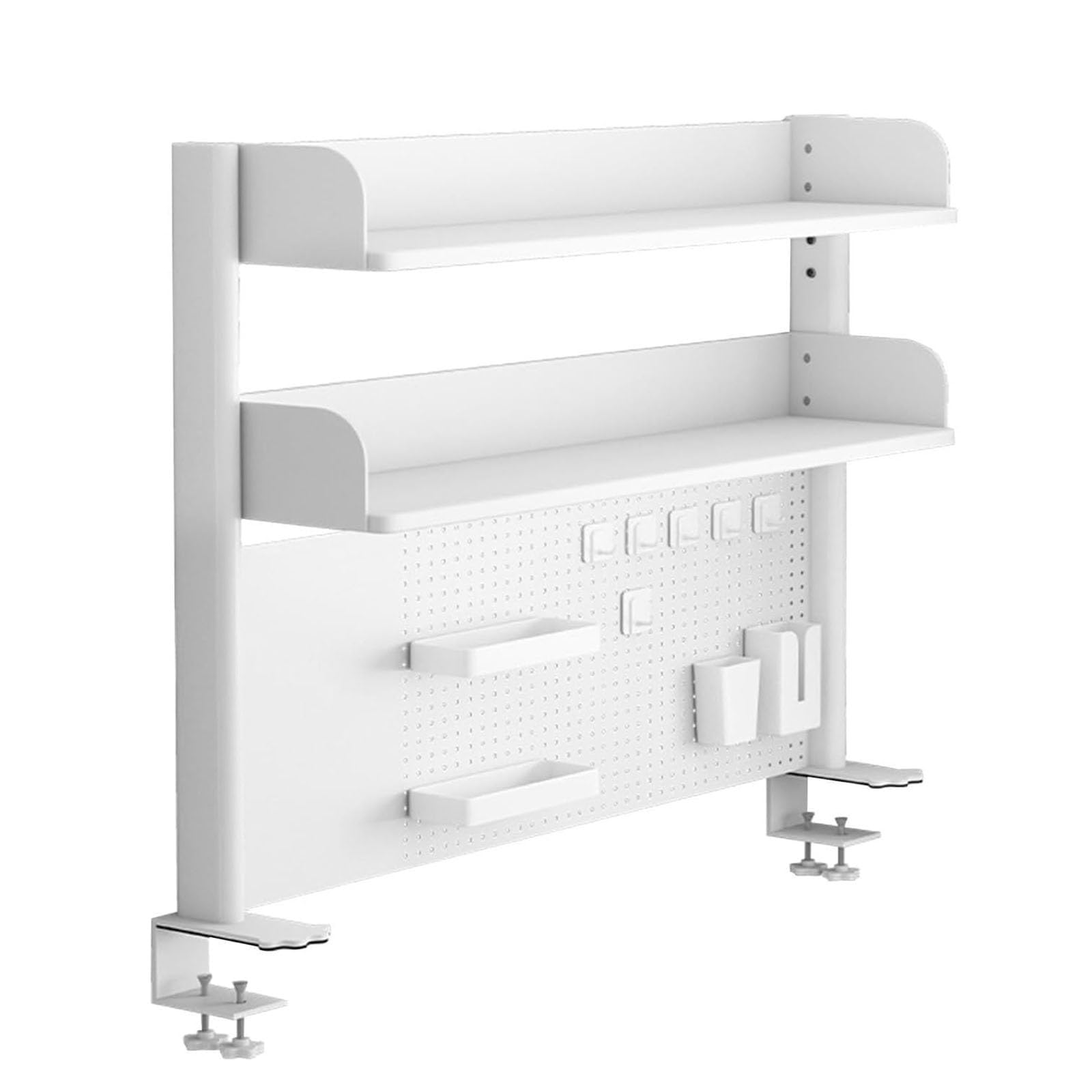 Genérico Estante de Pared para Herramientas, Tablero Perforado para Garaje, Almacenamiento de Brocas, Juego de Llaves, Soportes, Tablero Perforado de Madera, tableros Perforados para Paredes, Estante