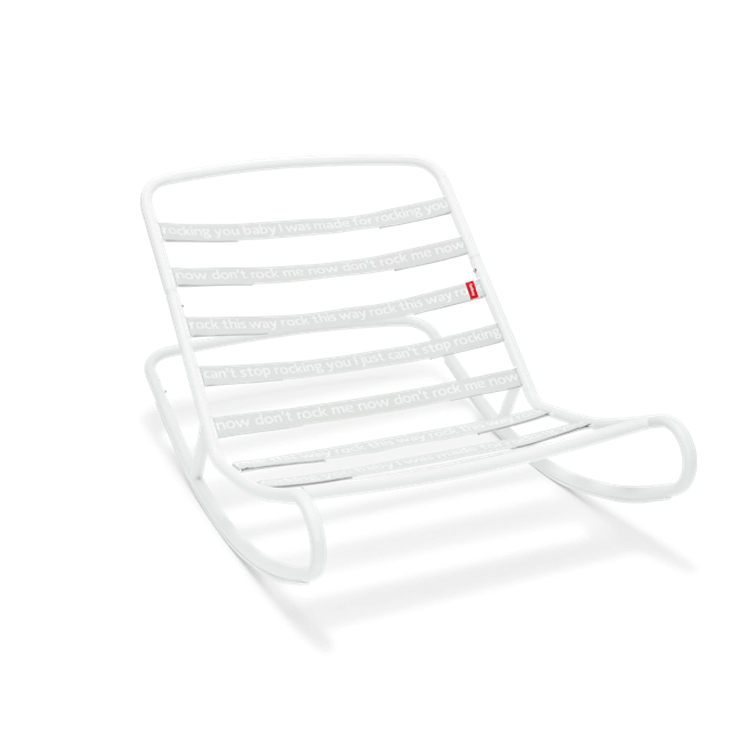 Fatboy Rock n Roll v2 Bean Bag Rocking Chair, Light Grey, Large