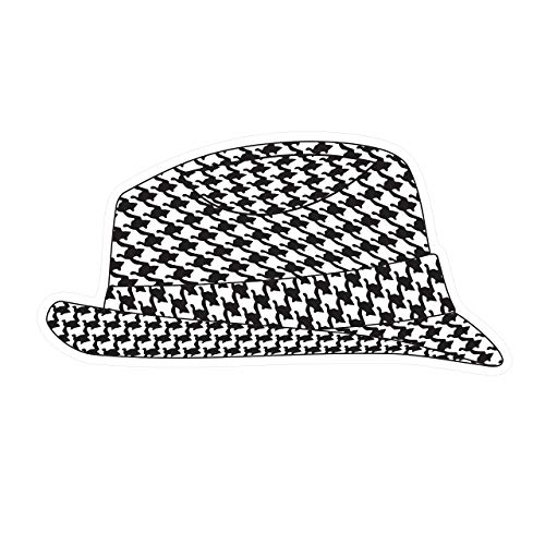 Alabama Crimson Tide Magnet Houndstooth HAT Magnet 3