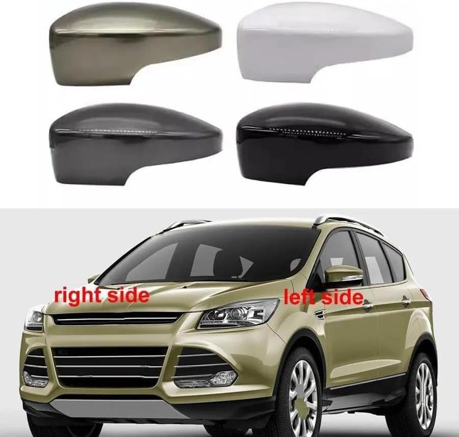 Boîtier rétroviseur Ford Kuga 2013-2019 capuchon aile peint protection robuste 1pc - 2