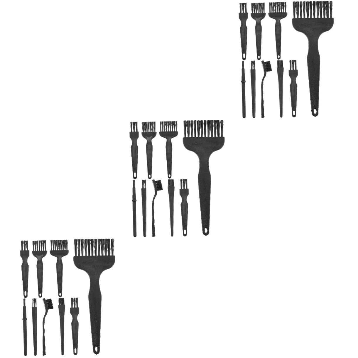 FOMIYES 3 Set Di Spazzole Di Ricambio Per Rasoio Elettrico Per La Pulizia Di Spazi Sottili Tagliacapelli 8 Pezzi * 3