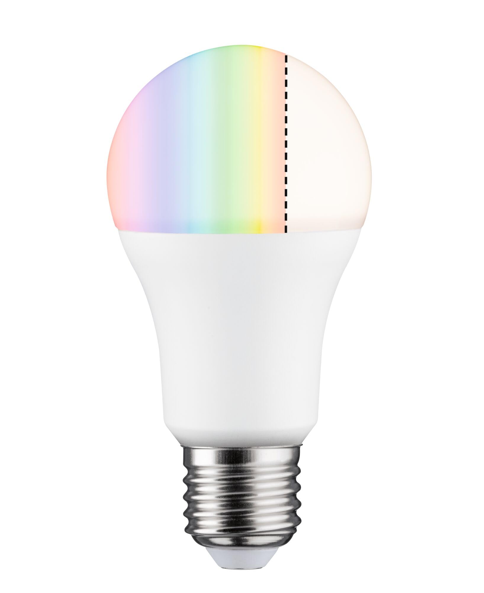 Paulmann 50124 żarówka LED forma standardowa Smart Home Zigbee RGBW 9,3 W ściemniana żarówka energooszczędna matowa oświetlenie żarówki 2700 K E27