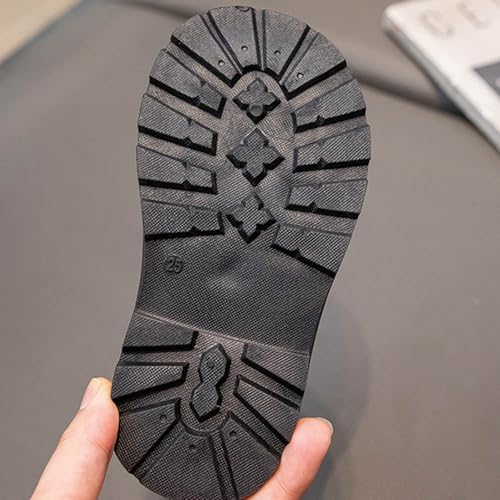 IWIHMIV Girls Ankle Booties Riding Boots Girls Winter Boots Girls Ankle Boots Non Slip Comfortable Boys Boots Girls Fall Boots4