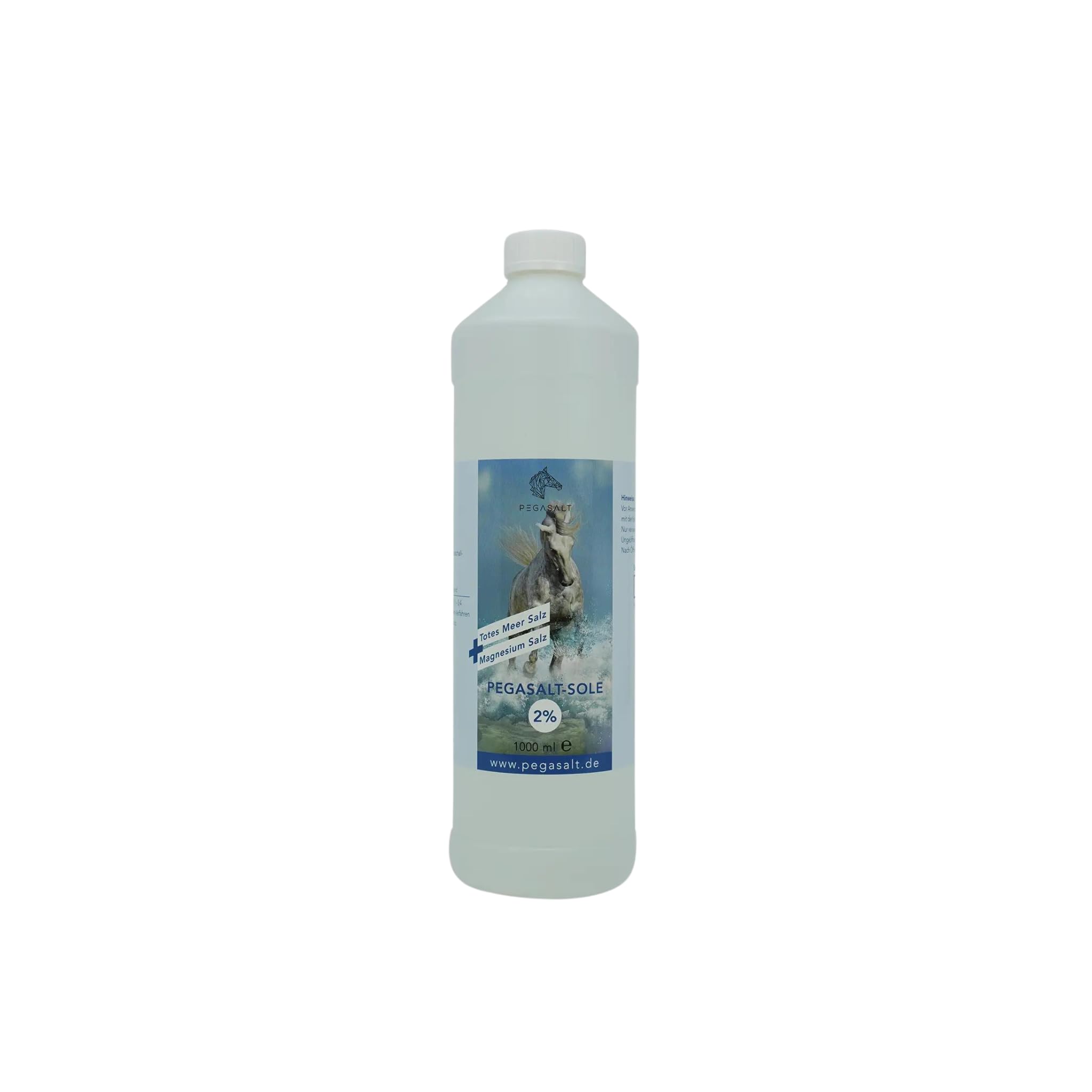 2% Totes Meer Sole (1000 ml) • Pferde Inhalation Soletherapie • Regeneration der Atemwege für Pferde (5er Spar Set)
