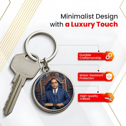 Image of MG | Protective Evil Eye /Spiritual Symbols /Om /Motivational Keychains | Double-Sided Metal Key Ring | Good Luck and devine Charm for Car, Bike, Home & Office