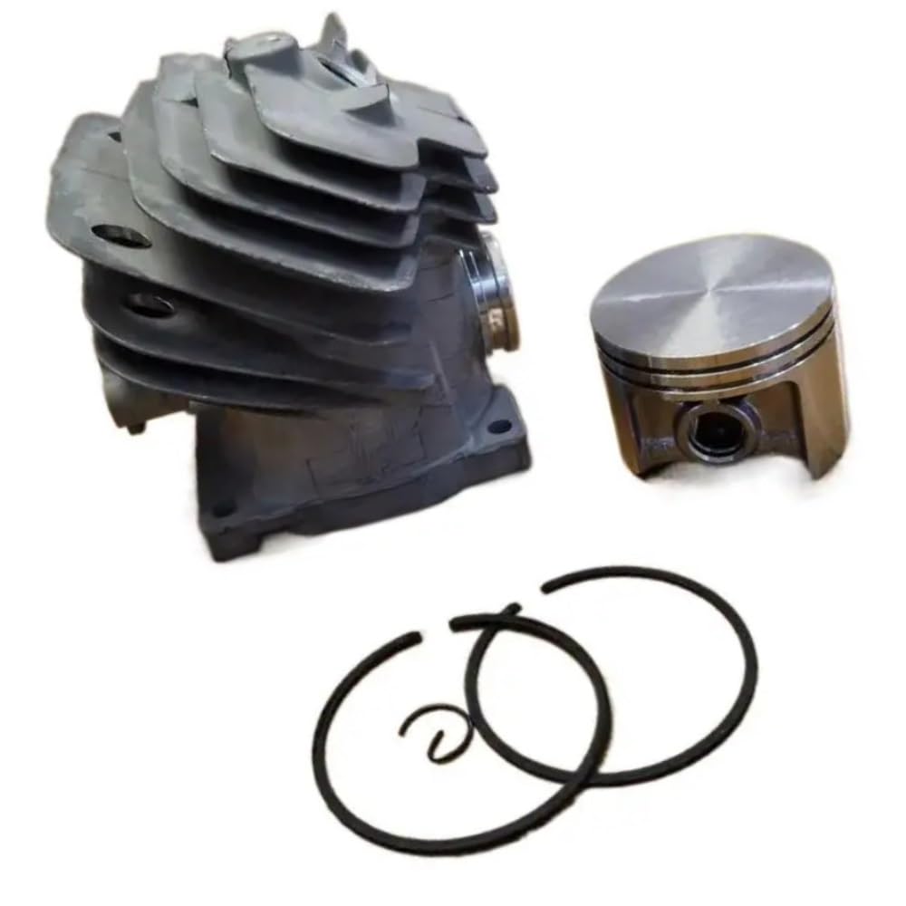 Kit de pistón cilíndrico apto for piezas de repuesto de motosierra recubiertas de cromo MS382(Nikasil)