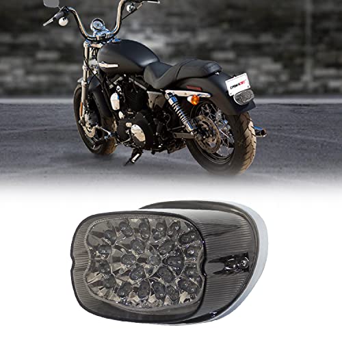 Feu arrière LED pour moto D avidson Sportster Dyna Electra Glide Noir Cover