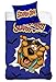 Produktbild Carbotex Bettwäsche Set Scooby DOO 160x200 +Kissenbezug 70x80 Blau Marineblau Öko-Tex