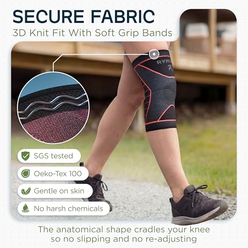 Image of Rymora Knee Supports for Men and Women - Choice of Single or Pair