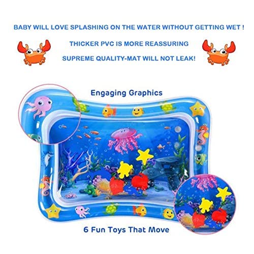 Renesmee Baby Kids Water Play Mat Toys Inflatable Tummy - Image 8