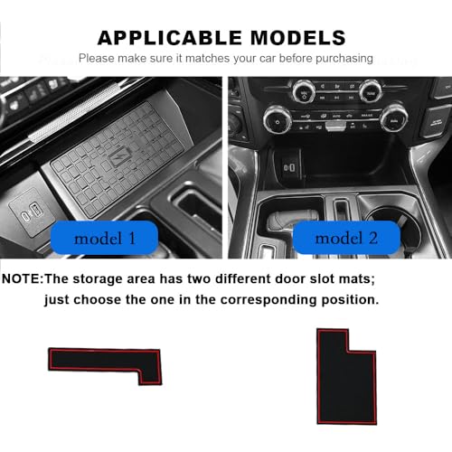 Tapetes Insertables para Portavasos Ford F150 2021-2025 miniatura 6
