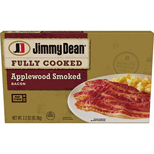 Jimmy Dean Fully Cooked Premium Applewood Smoked Bacon, 2.2 oz.