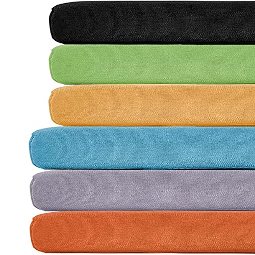 Coussin de banc de jardin imperméable et rembourré 180x40x5 cm couleur bronze