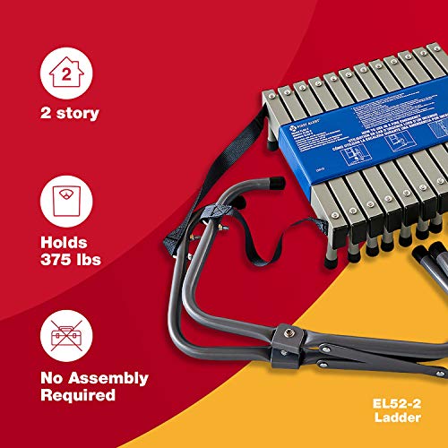 First Alert SCO501CN-3ST Battery Operated Smoke and Carbon Monoxide Detector with Voice Location 6-Pack, with Home Fire Extinguisher and Fire Escape Ladder