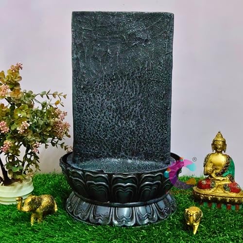 Image of Decorative Water Fountain for Home Decor, Office, Indoor & Outdoor, Garden, Puja Room, Vaastu, Reception, Spa, Gifting. (Meditating Buddha C-066)