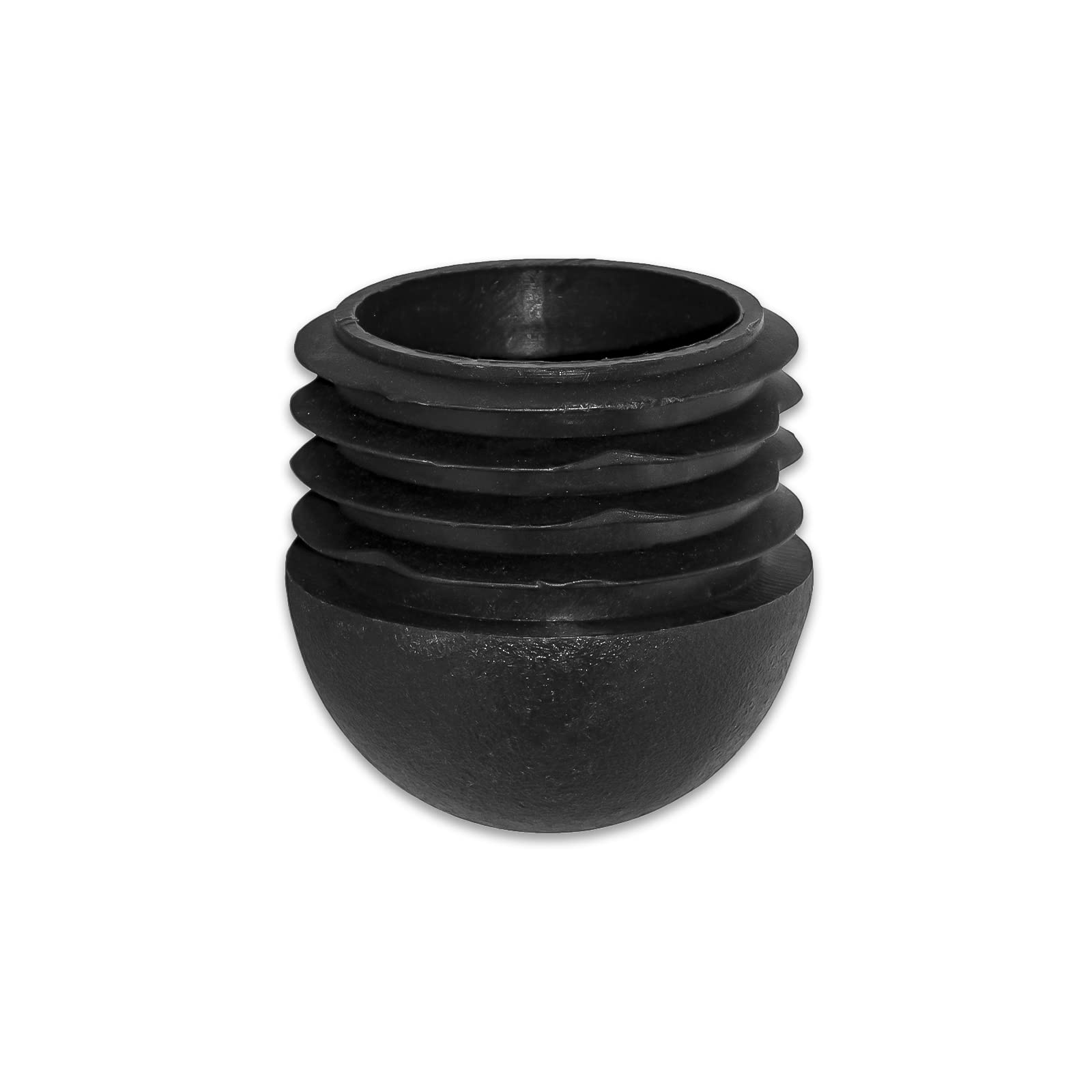 Flyshop 16 Stück schwarz Kunststoff Kappe rund Einsatz Möbelgleiter für Tische und Stühle, 76 mm, 3"
