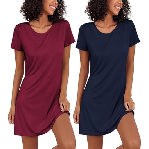Chemises de Nuit Ekouaer 2pcs Cover