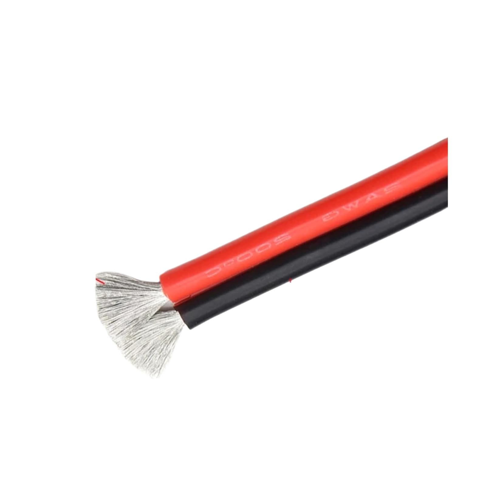 8 10awg 12awg 14 16-28 AWG rote schwarze elektrische Kabel (2 Pin schwarz rot; 10 m; 20 AWG 0,5 Quadrate Millimeter)