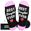 ZXGXLAW Funny Socks Best Ever Dad Birthday Christmas Gifts Idea for Teenagers Wife