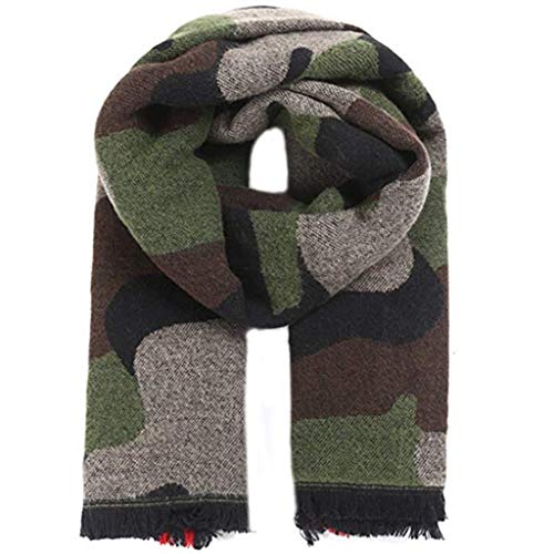 Winter Scarfs Set for Women Cashmere Camouflage Scarf Pretty Shawls for Women