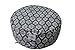 Tvamm Lifestyle okrągła 7 czakra medytacja Zafu poduszka półksiężyc gryka łuski Ø 36 cm x 15 cm, osłona i tykanie 100% bawełna, osłona i tykanie można prać w pralce do 30ºC, Vidya