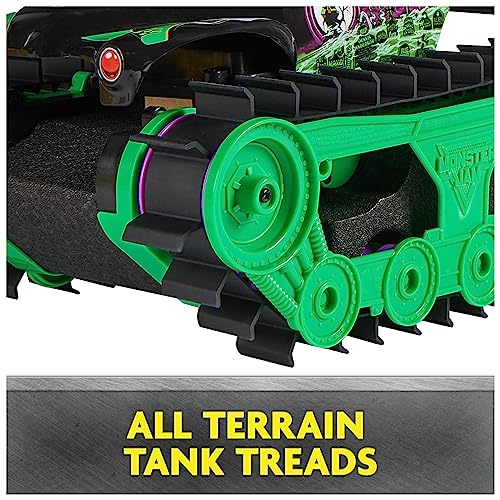 Monster Jam, Official Grave Digger Trax All-Terrain Remote Control Outdoor Vehicle, 1:15 Scale, Kids Toys for Boys and Girls Ages 4 and Up - Image 6
