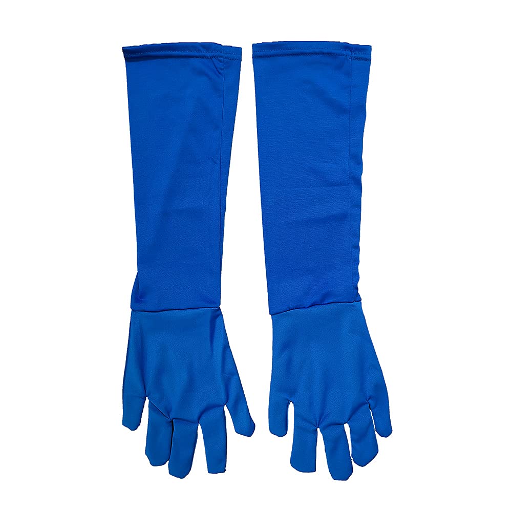 7Tek Blue Screen Gloves Long Green Glove for Chromakey Green Screen Photography Backdrop Accessories (Blue)