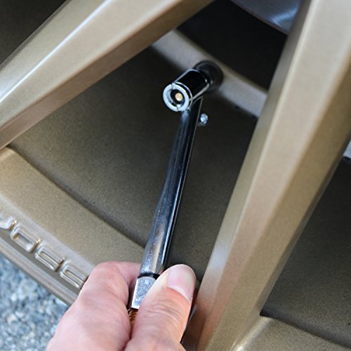 AstroAI 25.6'' Heavy-Duty Tire Pressure Gauge with Inflator, Dual Head Chuck ANSI B40.1 Accurate Tire Inflator with Pressure Gauge, 10-120PSI, Compatible with 1/4" NPT Air Compressor - Image 5