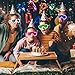 60 Pack LED Glasses, Light Up Glasses, 10 Neon Color Party Supplies for Kids Adult, Shutter Shades Light up Glasses, Glow Sticks Sunglasses Party Favors Birthday Christmas Carnival Party Glow Toys