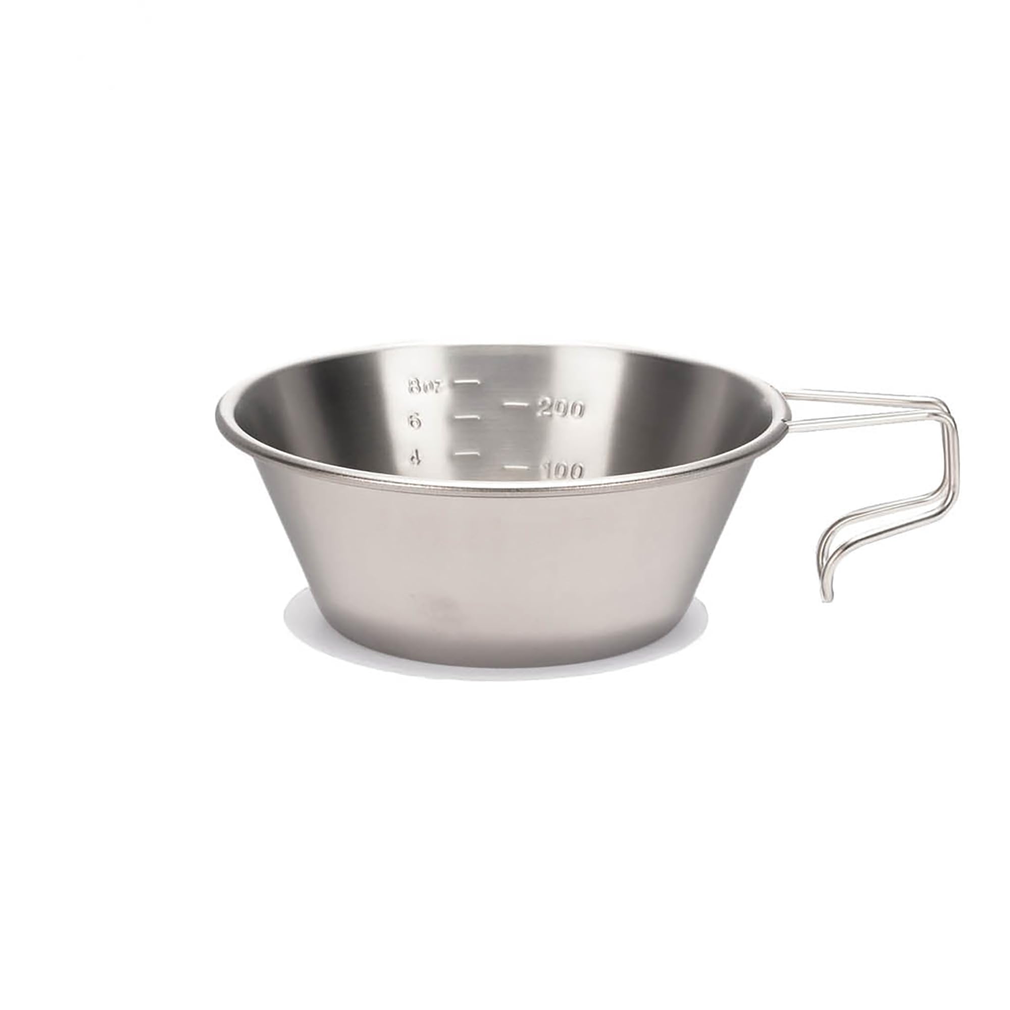 Snow Peak Unisex's E-204 Titanium Backpackers Cup, Silver, 322ml