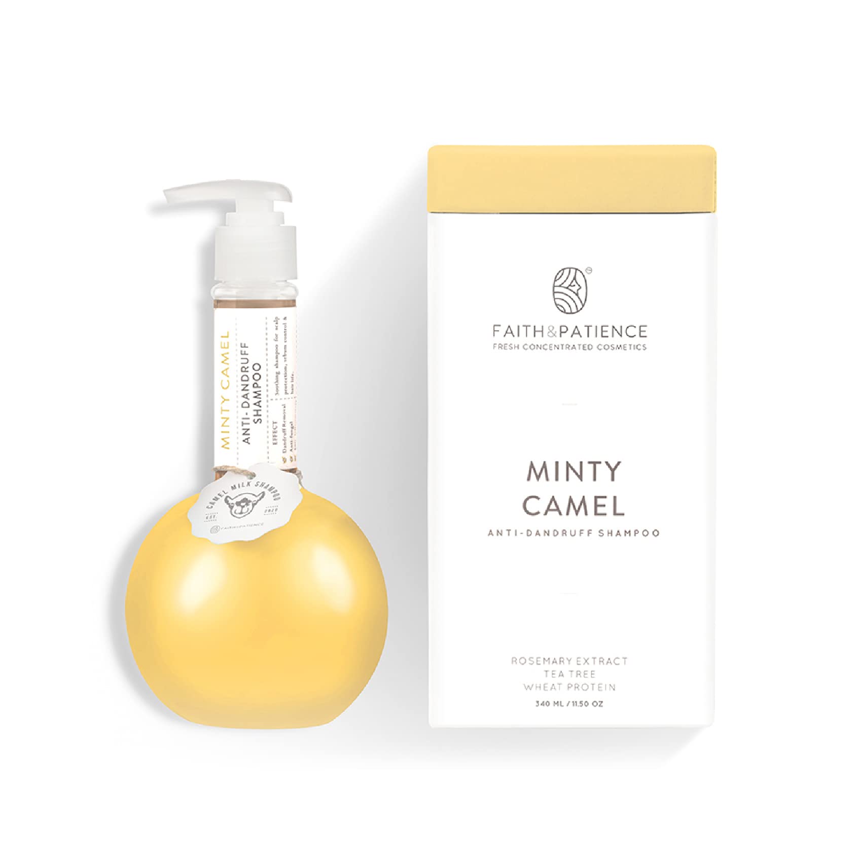 Faith & Patience Minty Camel Anti dandruff shampoo 340ml