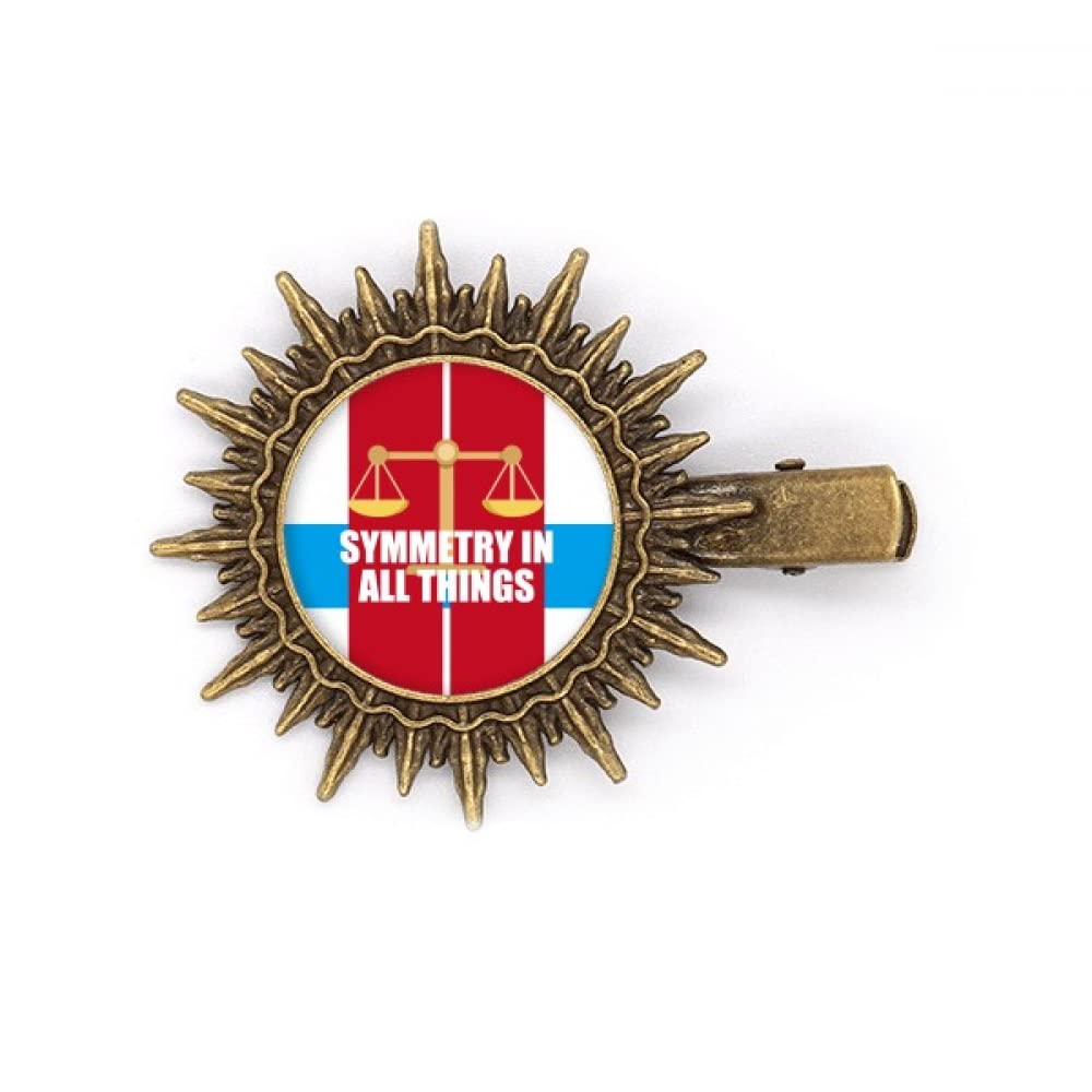 Symmetryâ€‚Inâ€‚Allâ€‚Things Hairpin Sun Headwear Retro Metal Clips Pin