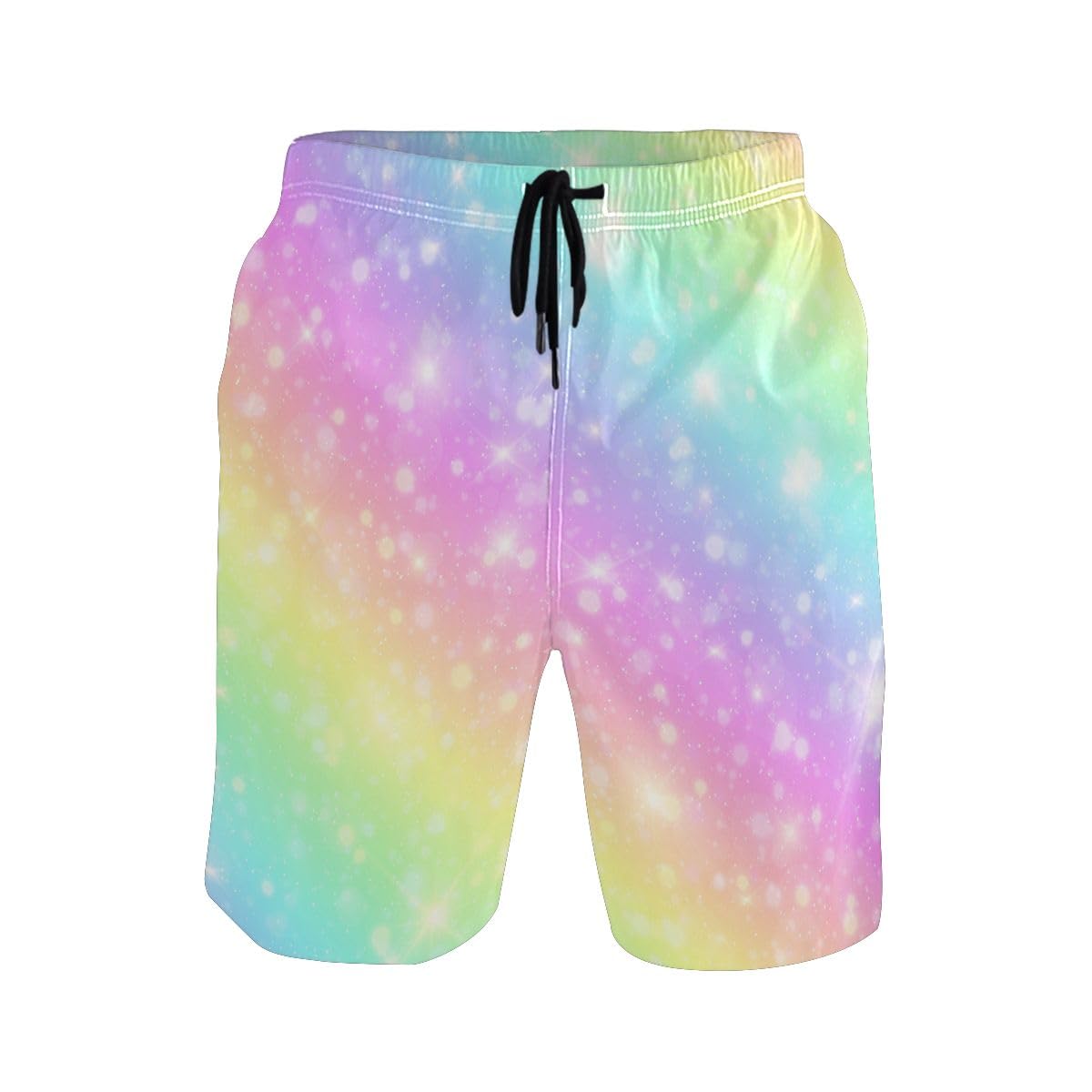 Board Short Candy Gradient Beach Summer Beach Short Elastic Shorts Cargocon Coulisse Costumi Uomo Corto per Spiaggia Vacanze Mare