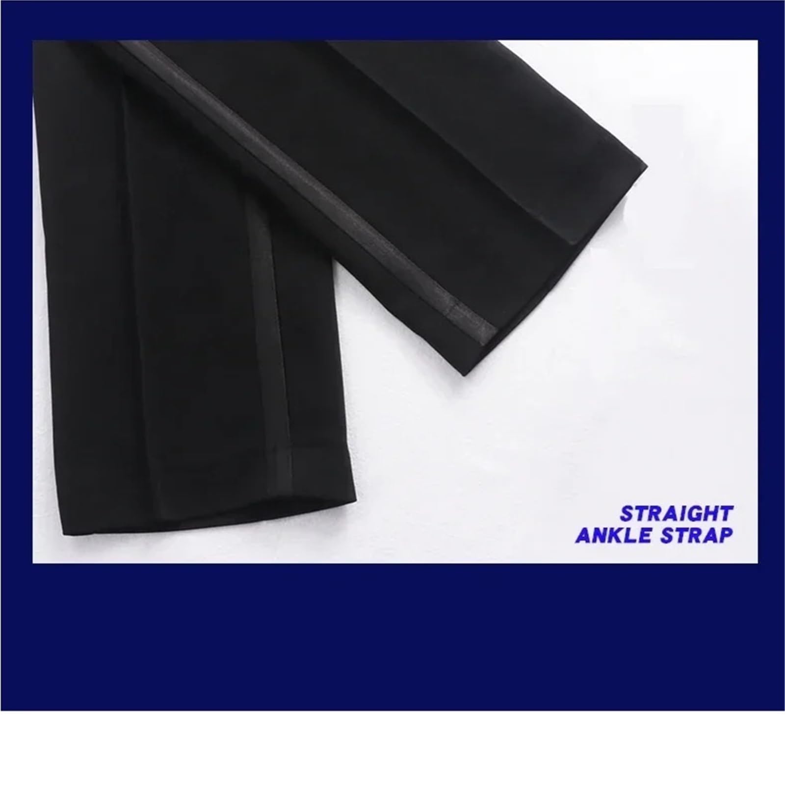 Pantaloni da Ballo Latino Uomo Pantaloni da Ballo Latino for Uomo, Neri, Professionali, for Ragazzi e Adulti, in Raso, for Salsa, Tango, Rumba, Samba, cha, Pantaloni Latini(3XL 2.3 Waist 78cm)