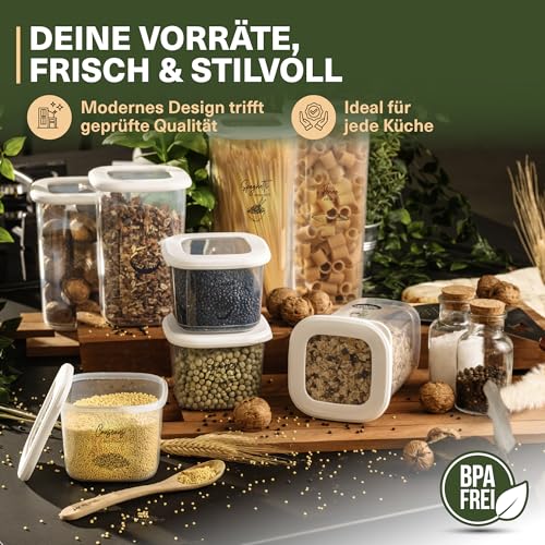 Viwares Vorratsdosen mit Deckel Luftdicht, 12er Vorratsbehälter Set – Ansicht 5
