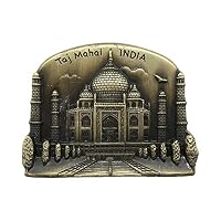Calamita Frigorifero 3D Rajasthan India - Souvenir In Poliresina Fatto A Mano - Cammello 7,5x5,6 Cm - 5