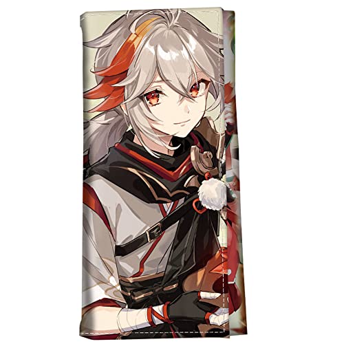 retsamradassaT Genshin PU Impact Leather Wallet Kaedehara Kazuha