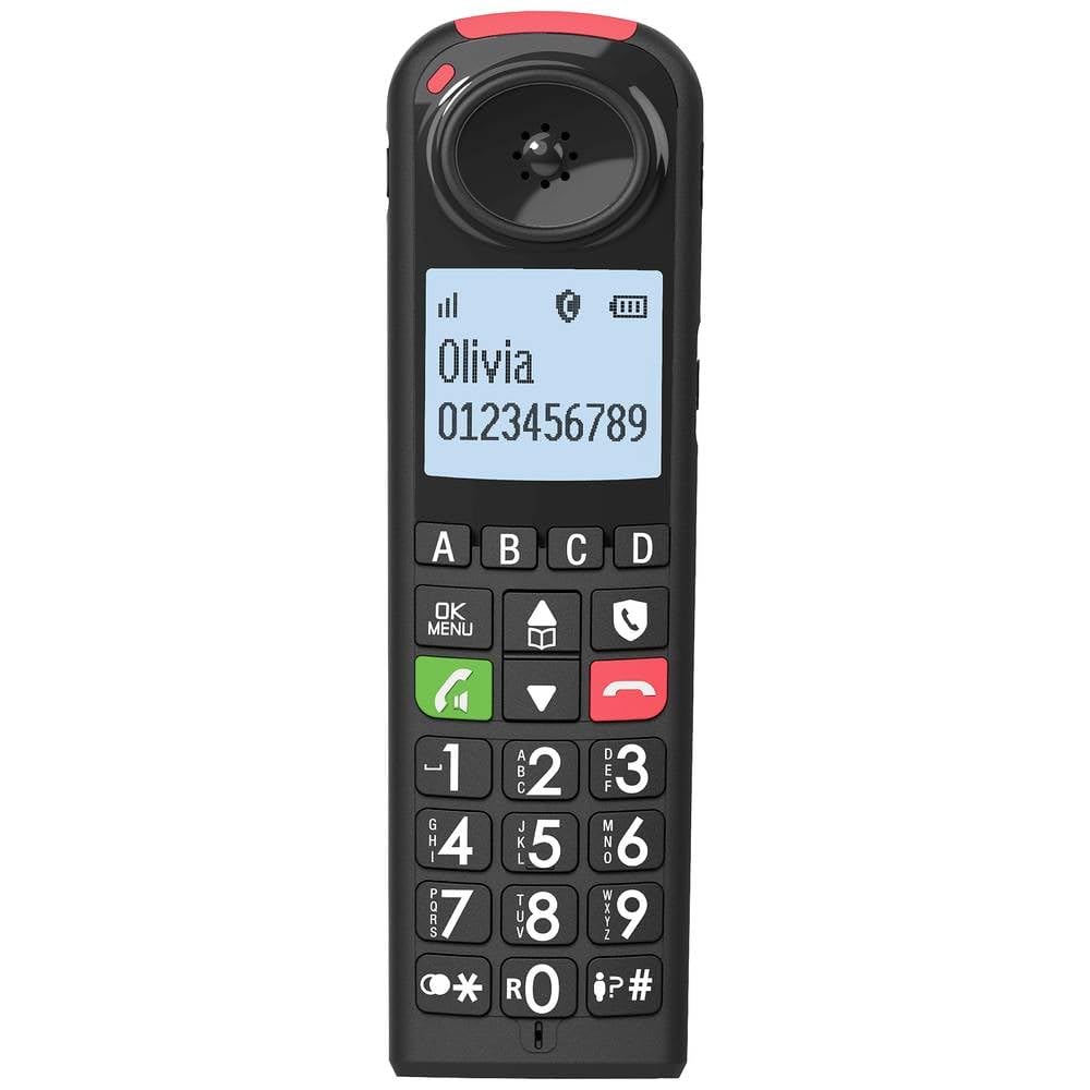 SwissVoice Xtra Zusätzliches Mobilteil Wahlwiederholung Beleuchtetes Display Schwarz