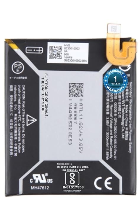 Image of Original G020E-B Battery for Google Pixel 3A G020A / G020E /G020B Battery with 1 Year Warranty ** (SEPAB17)
