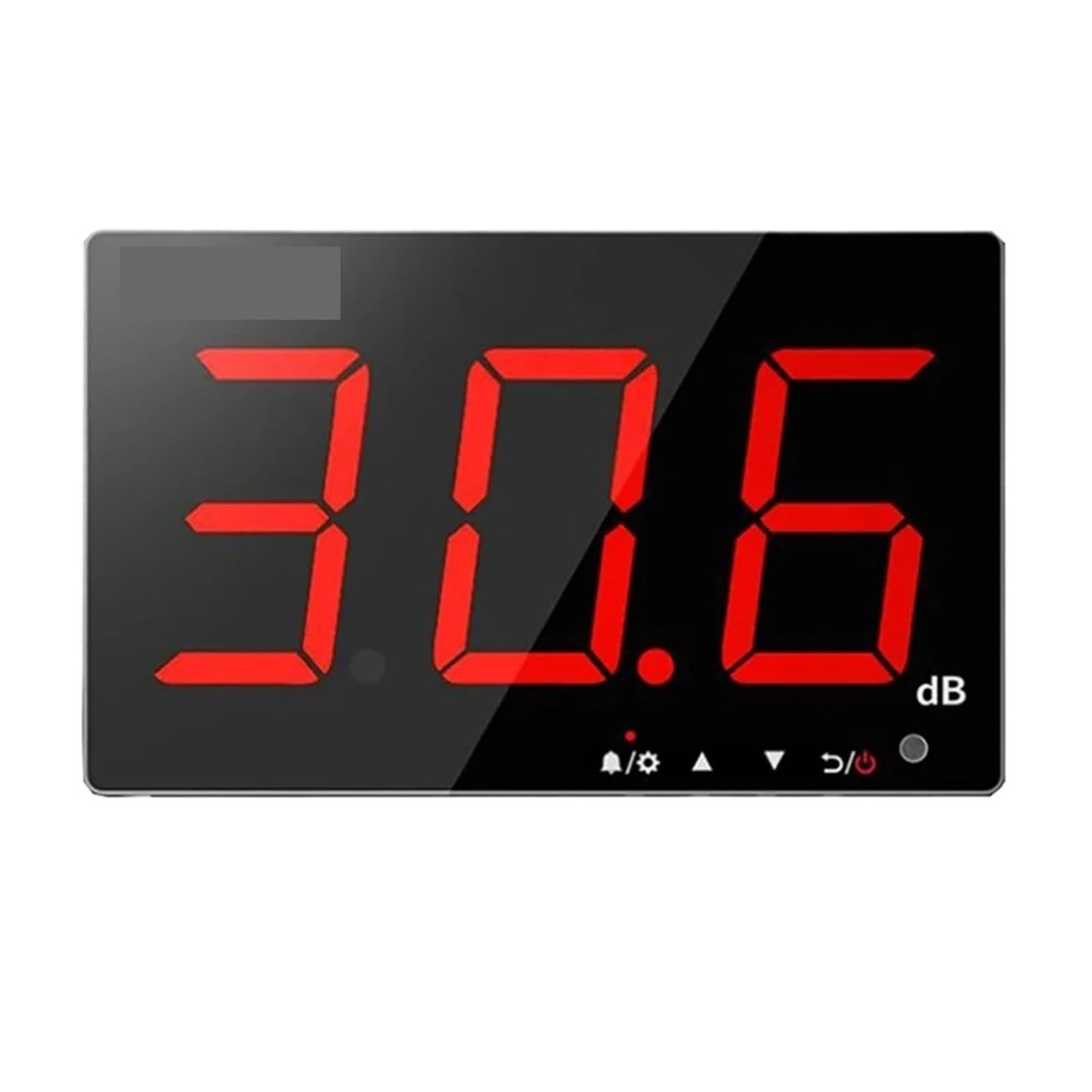 Edede 525B Decibel Meter, 30-130Db Digital Sound Level Meter Wall Mounted Noise Decibel Meter Db Detector Professional Decibelimeter(525B)