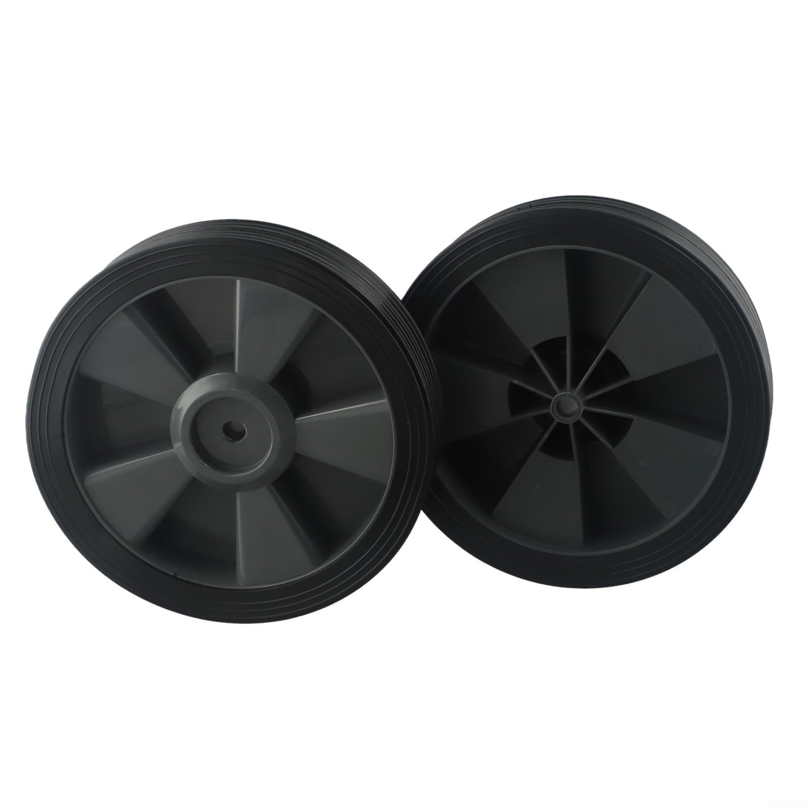 Ruedas de barbacoa, de 195 mm de diámetro exterior, para barbacoas de gas y ruedas de plástico de otras marcas, 2, resistentes al calor