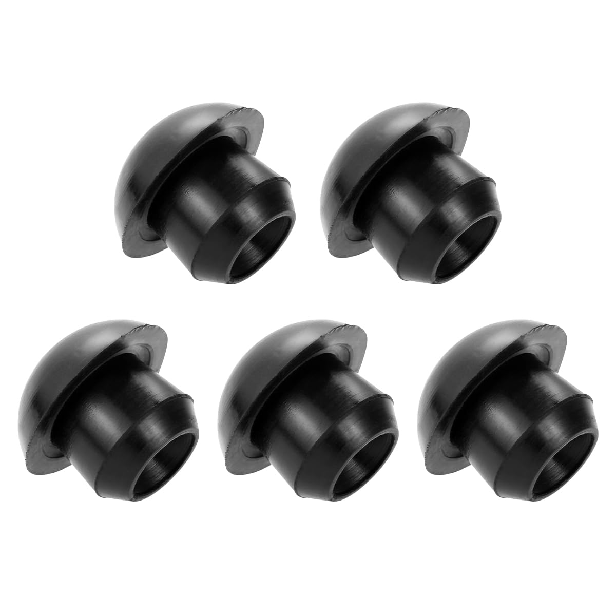 6pcs car bottle jack floor oil filler plug, 9mm rubber vehicle hydraulic jack oil filler cap bung, auto floor bottle reservoir plug replacement, universal for suv motorhome pickup