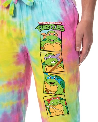 Teenage Mutant Ninja Turtles TMNT Men's Tie-Dye Sleep Jogger Pajama Pants For Adults4